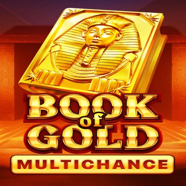Book of Gold Multichance game by Playson – logo hosted on BetOnRed Casino