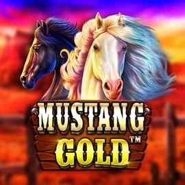 Mustang Gold slot logo by Pragmatic Play at BetOnRed Casino