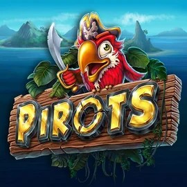 Pirots slot logo by ELK Studios at BetOnRed Casino